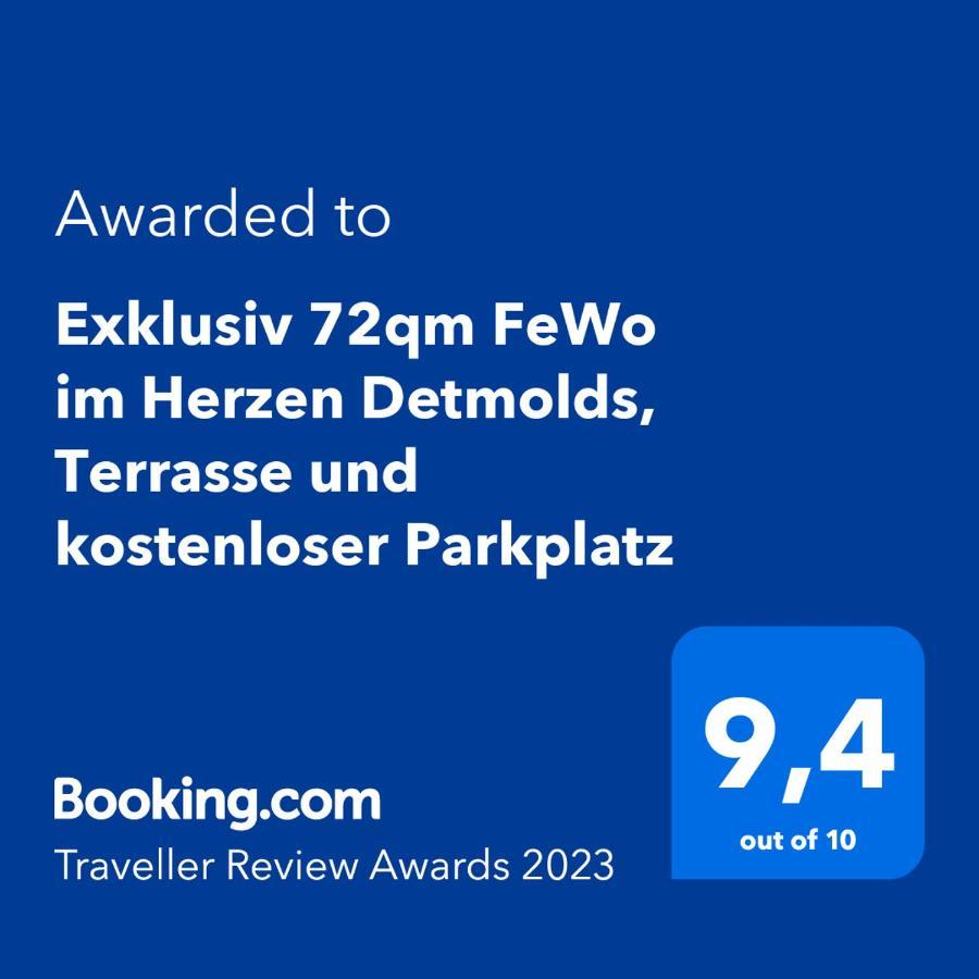 Exklusiv 72Qm Fewo Im Herzen Detmolds, Terrasse Und Kostenloser Parkplatz Экстерьер фото